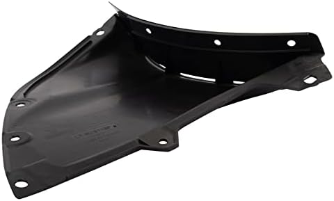 TRQ Front Right Forward Inner Fender Liner Black Passenger Side