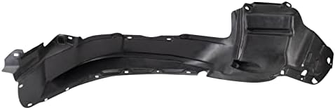 TRQ Front Left Inner Fender Liner Black Drivers Side