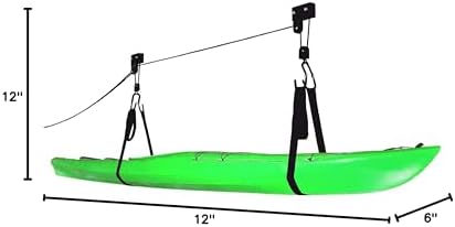 Bike Lane Kayak Hoist Pulley System with 125lb Capacity - Image 7