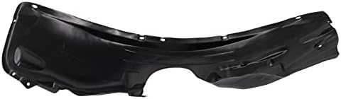 TRQ Front Left Inner Fender Liner Black Drivers Side
