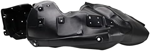 TRQ Front Left Inner Fender Liner Black Drivers Side