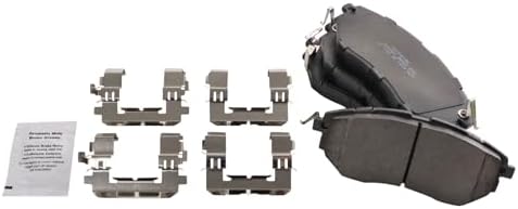 TRQ Front Ceramic Brake Pad Set