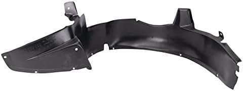 TRQ Front Right Inner Fender Liner Black Passenger Side