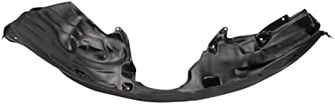 TRQ Front Left Inner Fender Liner Black Drivers Side