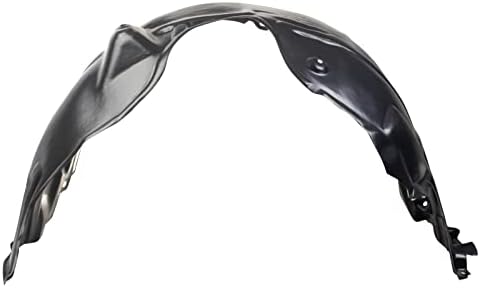 TRQ Front Left Inner Fender Liner Black Drivers Side