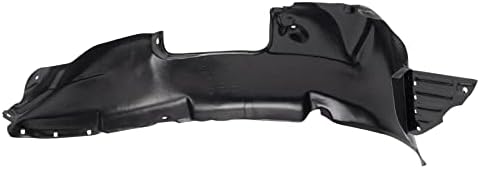 TRQ Front Left Inner Fender Liner Black Drivers Side