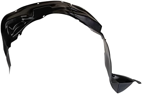 TRQ Front Left Inner Fender Liner Black Drivers Side