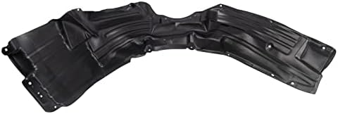 TRQ Front Right Inner Fender Liner Black Passenger Side
