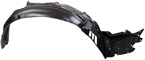 TRQ Front Right Inner Fender Liner Black Passenger Side
