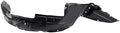 TRQ Front Right Inner Fender Liner Black Passenger Side