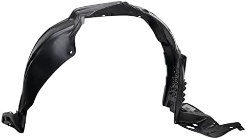 TRQ Front Left Inner Fender Liner Black Drivers Side