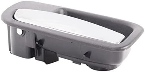 TRQ Rear Left Interior Door Handle Chrome & Ebony Drivers Side