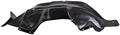 TRQ Front Right Inner Fender Liner Black Passenger Side