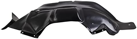 TRQ Front Right Inner Fender Liner Black Passenger Side