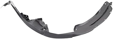 TRQ Front Right Inner Fender Liner Black Passenger Side