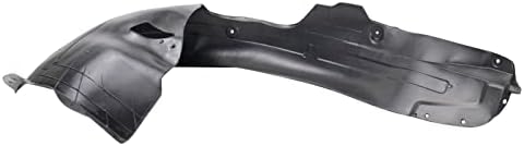 TRQ Right Inner Fender Liner Black Passenger Side