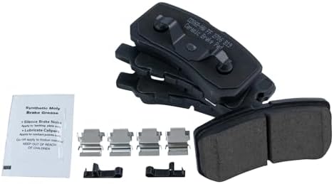 TRQ Rear Posi Ceramic Brake Pad Kit Set