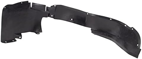 TRQ Front Left Inner Fender Liner Black Drivers Side