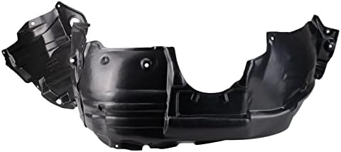 TRQ Front Left Inner Fender Liner Black Drivers Side