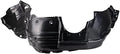 TRQ Front Left Inner Fender Liner Black Drivers Side