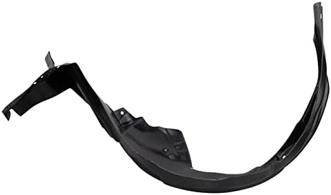 TRQ Front Right Inner Fender Liner Black Passenger Side