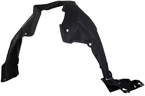 TRQ Front Left Inner Fender Liner Black Drivers Side