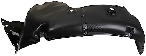 TRQ Front Left Inner Fender Liner Black Drivers Side