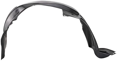 TRQ Front Left Inner Fender Liner Black Drivers Side