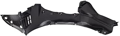 TRQ Front Right Inner Fender Liner Black Passenger Side