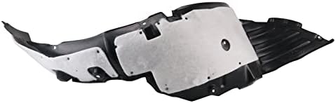TRQ Front Left Inner Fender Liner Black Drivers Side