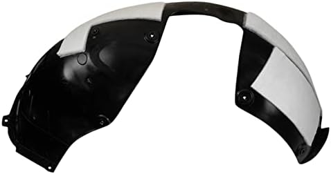 TRQ Front Right Inner Fender Liner Black Passenger Side