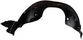 TRQ Front Right Inner Fender Liner Black Passenger Side
