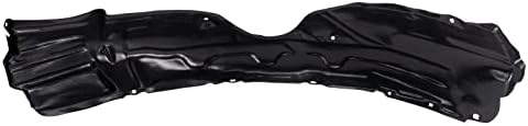 TRQ Front Right Inner Fender Liner Black Passenger Side