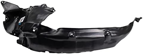 TRQ Front Left Inner Fender Liner Black Drivers Side