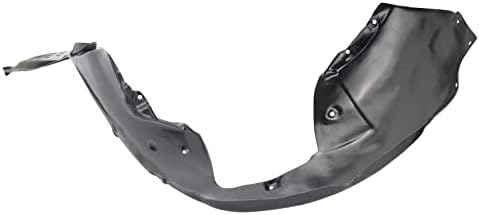 TRQ Front Right Inner Fender Liner Black Passenger Side