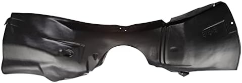 TRQ Front Right Inner Fender Liner Black Passenger Side