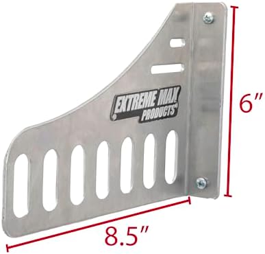 Extreme Max 5001.6365 Aluminum Garment Holder for Enclosed Trailer Shop Garage Storage - Image 4