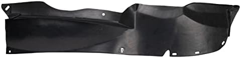 TRQ Front Left Rearward Inner Fender Liner Black Drivers Side