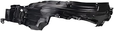 TRQ Front Right Inner Fender Liner Black Passenger Side