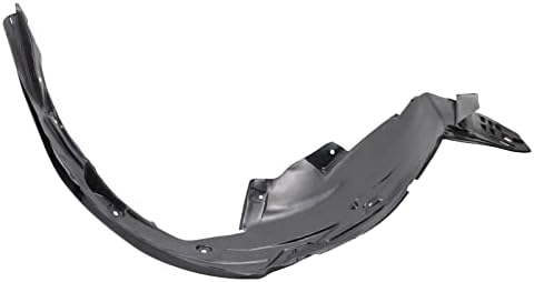 TRQ Front Left Inner Fender Liner Black Drivers Side