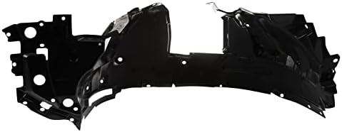 TRQ Front Right Inner Fender Liner Black Passenger Side