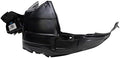 TRQ Front Left Inner Fender Liner Black Drivers Side