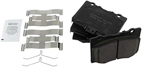 TRQ Front Ceramic Brake Pad Set