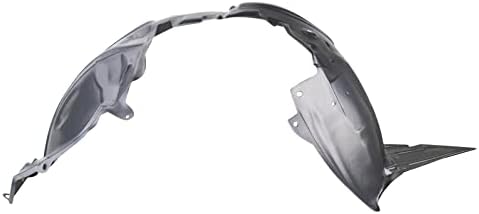 TRQ Front Left Inner Fender Liner Black Drivers Side