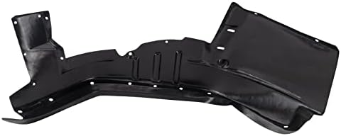 TRQ Front Right Inner Fender Liner Black Passenger Side