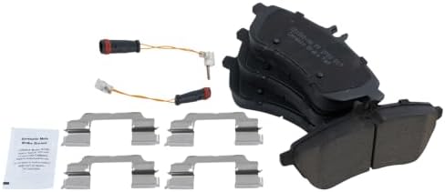 TRQ Front Ceramic Brake Pad Set Includes Contact Point Grease