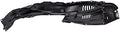 TRQ Front Right Inner Fender Liner Black Passenger Side