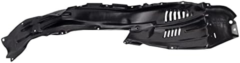 TRQ Front Right Inner Fender Liner Black Passenger Side