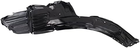 TRQ Front Right Inner Fender Liner Black Passenger Side