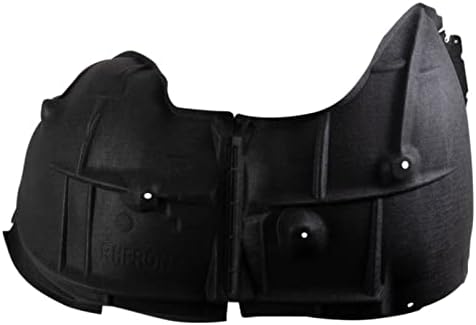 TRQ Front Right Inner Fender Liner Black Passenger Side